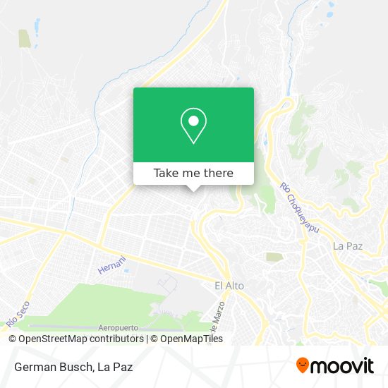 German Busch map