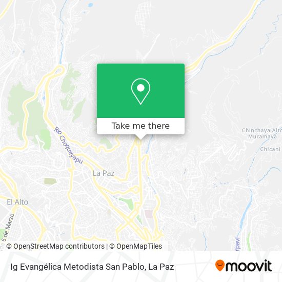 Mapa de Ig Evangélica Metodista San Pablo