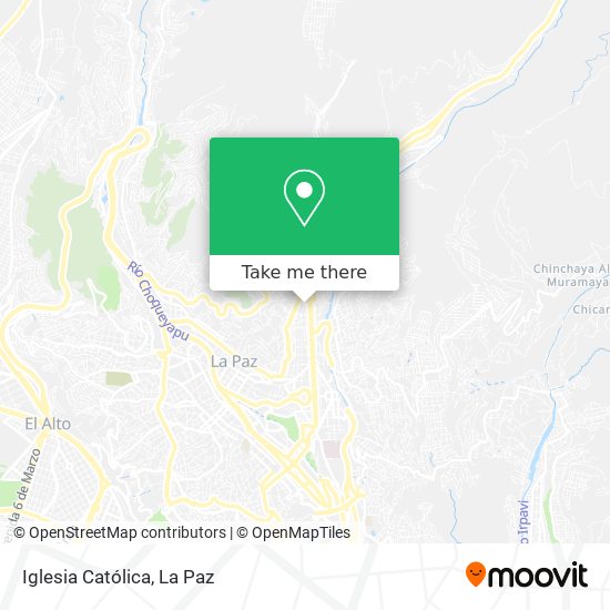 Mapa de Iglesia Católica