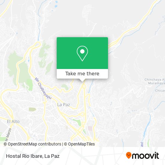 Hostal Rio Ibare map