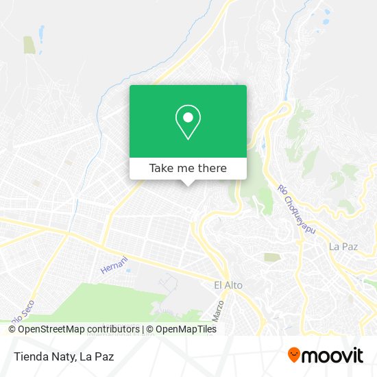 Tienda Naty map