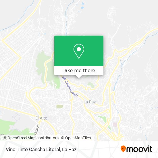 Vino Tinto Cancha Litoral map