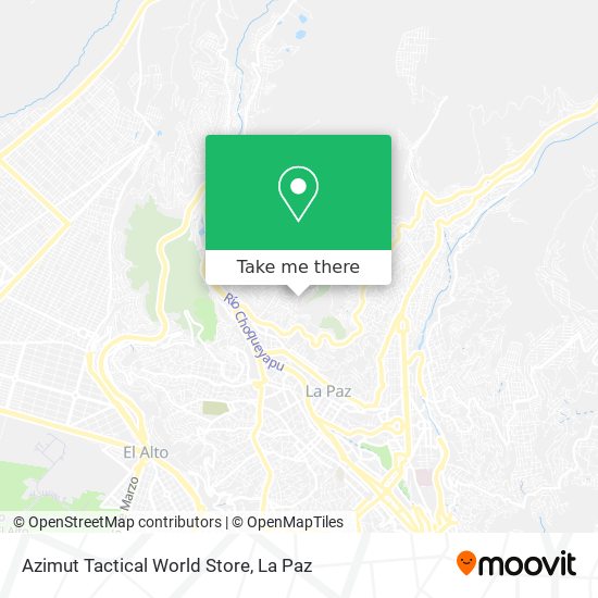 Azimut Tactical World Store map