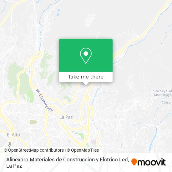 Mapa de Alinexpro Materiales de Construcción y Elctrico Led