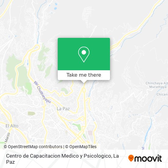 Centro de Capacitacion Medico y Psicologico map