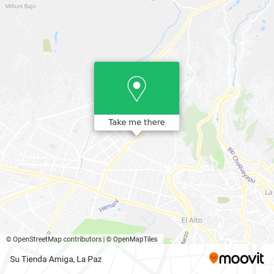 Mapa de Su Tienda Amiga