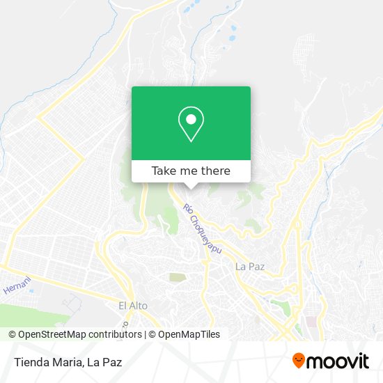 Mapa de Tienda Maria