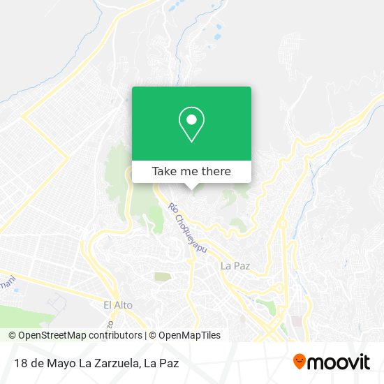 18 de Mayo La Zarzuela map