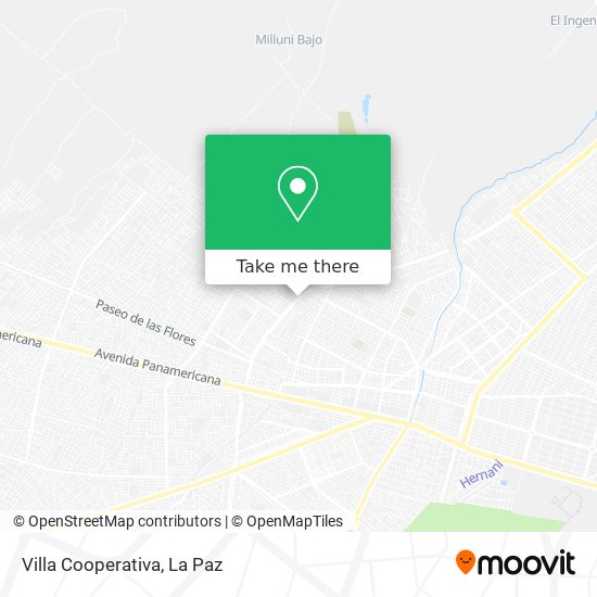 Mapa de Villa Cooperativa