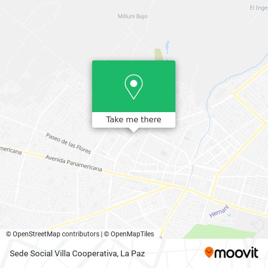 Sede Social Villa Cooperativa map