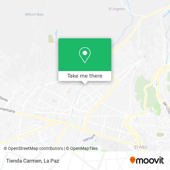 Tienda Carmen map