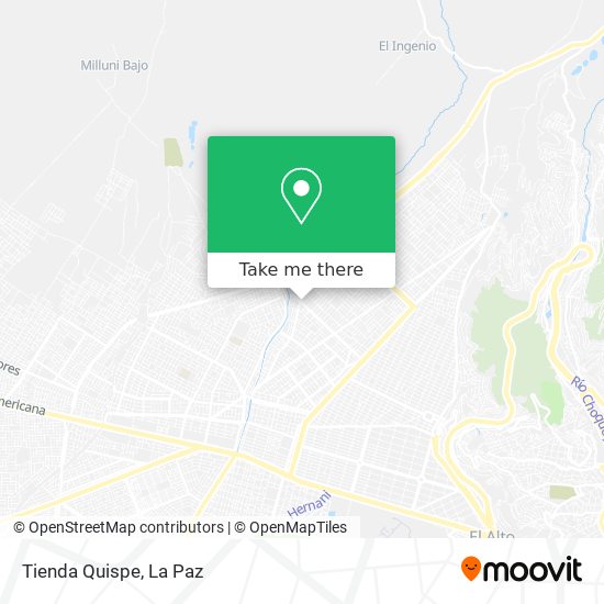 Tienda Quispe map