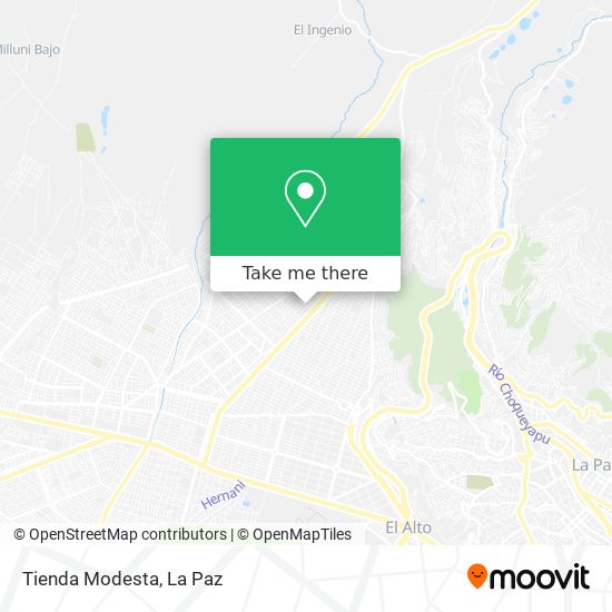 Tienda Modesta map