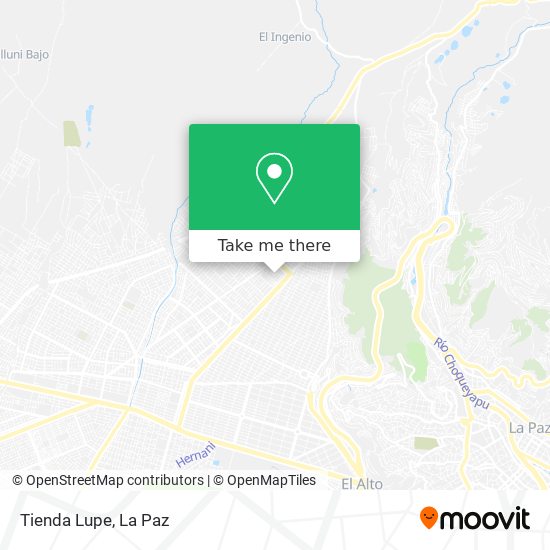 Tienda Lupe map