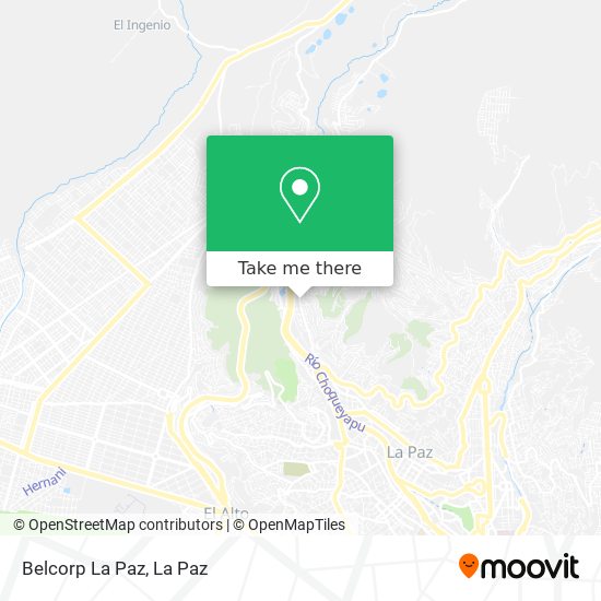 Belcorp La Paz map