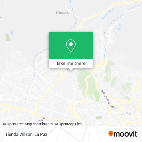 Tienda Wilson map