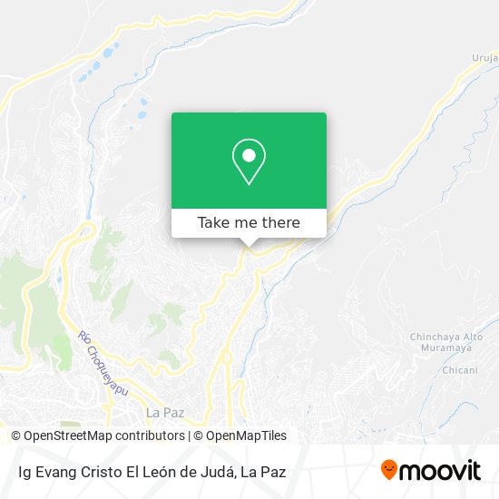 Ig Evang Cristo El León de Judá map