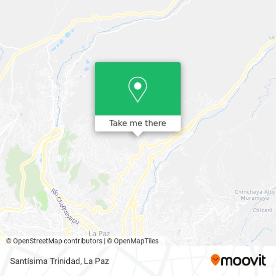 Santísima Trinidad map
