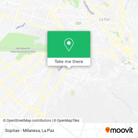 Sopitas - Milanesa map