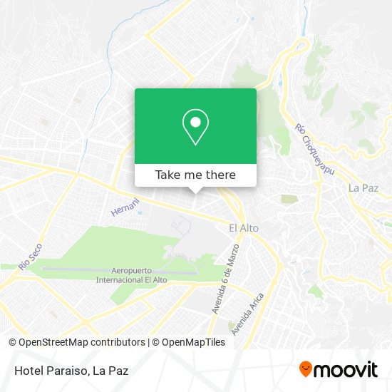 Mapa de Hotel Paraiso