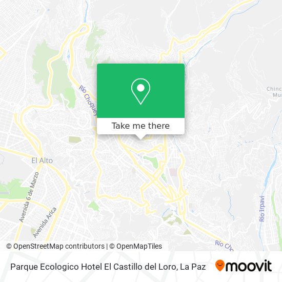 Parque Ecologico Hotel El Castillo del Loro map