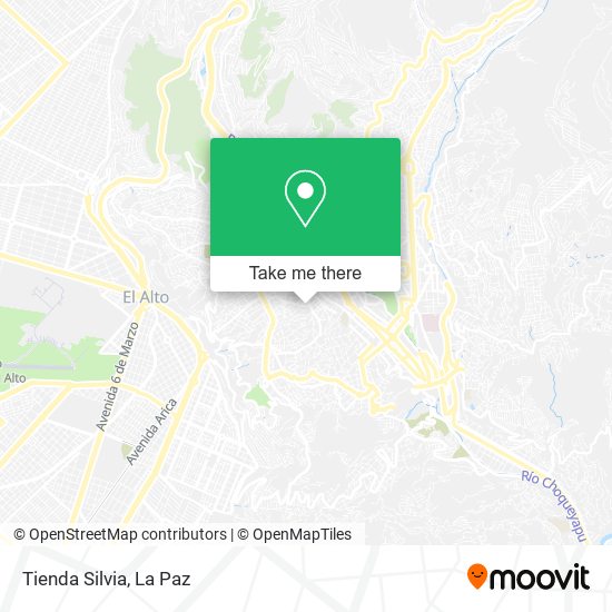 Mapa de Tienda Silvia