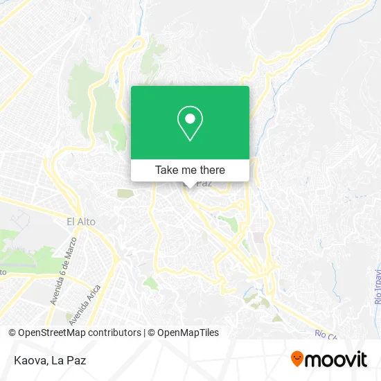 Kaova map