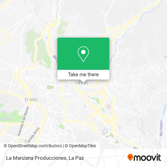 La Manzana Producciones map