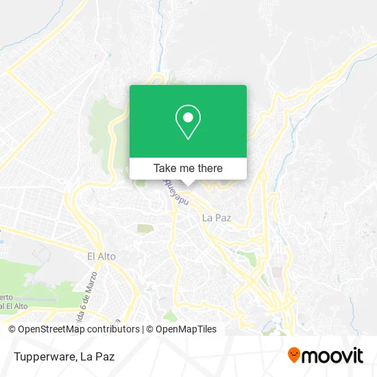 Mapa de Tupperware