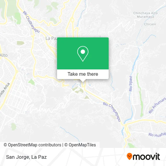San Jorge map