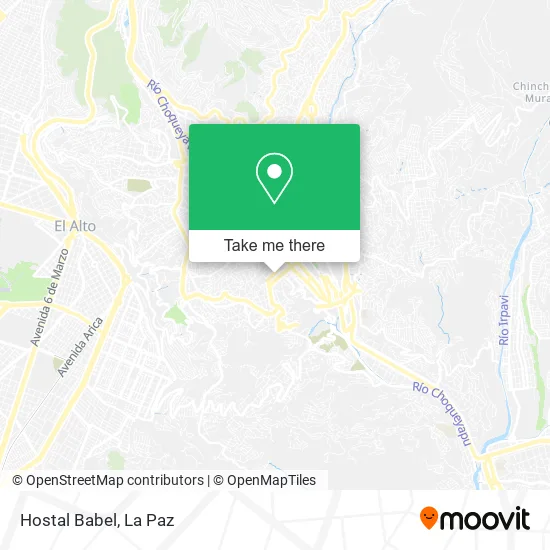 Mapa de Hostal Babel