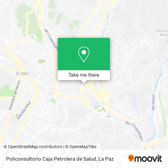 Policonsultorio Caja Petrolera de Salud map