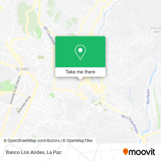 Banco Los Andes map