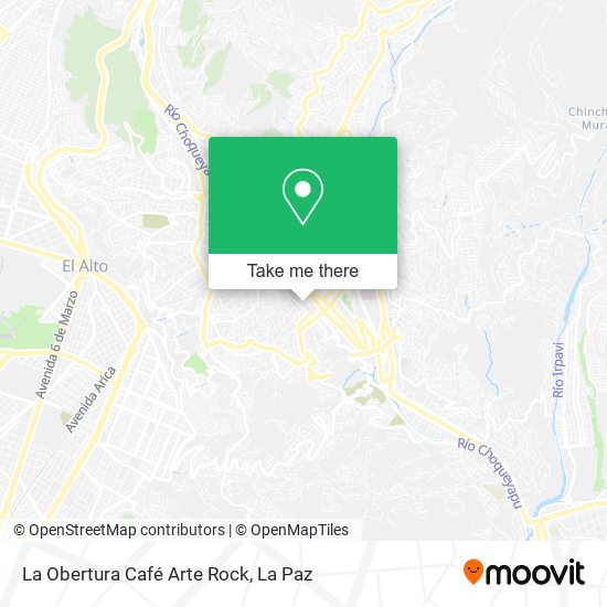 La Obertura Café Arte Rock map
