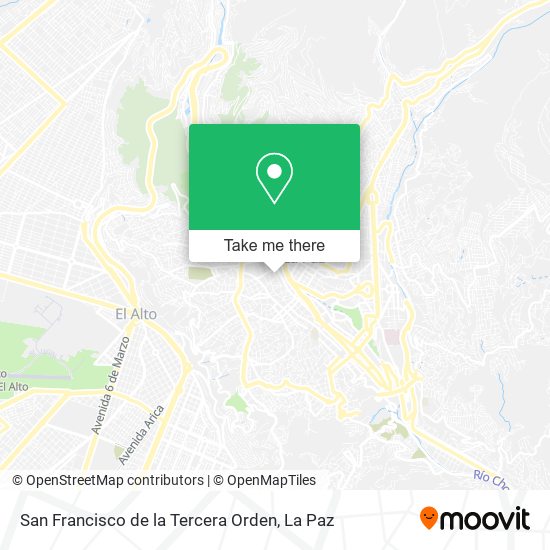 San Francisco de la Tercera Orden map