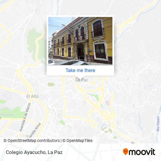 Colegio Ayacucho map