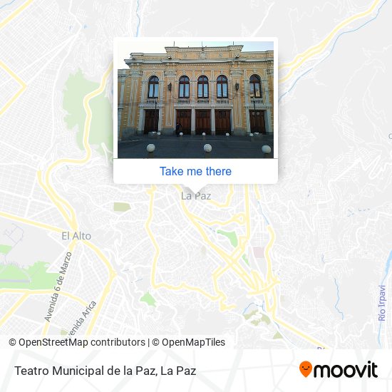 Teatro Municipal de la Paz map
