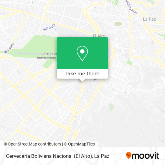 Cerveceria Boliviana Nacional (El Alto) map