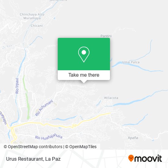 Urus Restaurant map