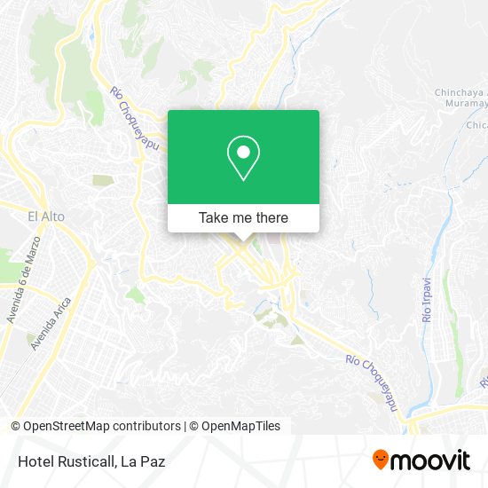 Hotel Rusticall map
