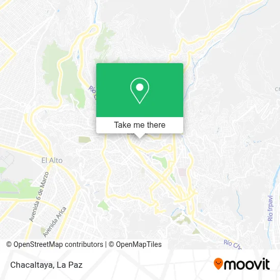 Chacaltaya map