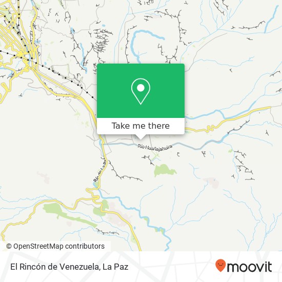 El Rincón  de Venezuela map