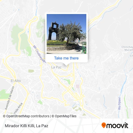 Mirador Killi Killi map