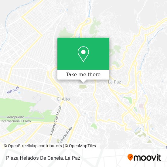 Plaza Helados De Canela map