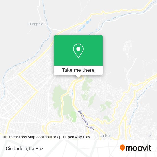 Ciudadela map