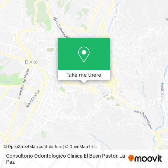 Consultorio Odontologico Clinica El Buen Pastor map