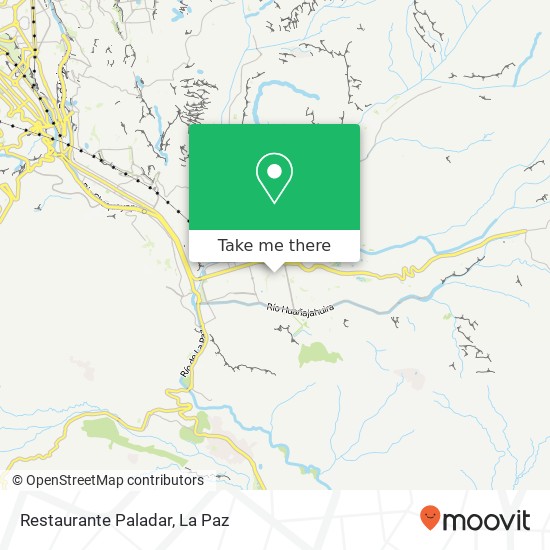 Restaurante Paladar map