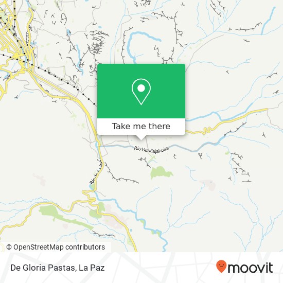 De Gloria Pastas map