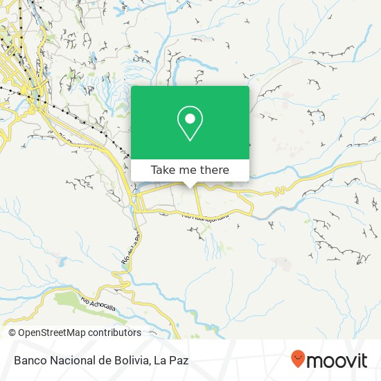 Banco Nacional de Bolivia map