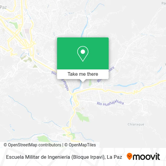 Escuela Militar de Ingeniería (Bloque Irpavi) map